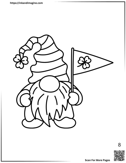 St Patrick's Day Coloring Page 8