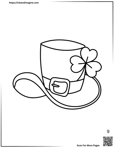 St Patrick's Day Coloring Page 9