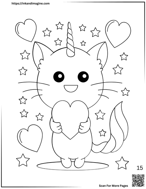 Valentine's Day Coloring Page 15
