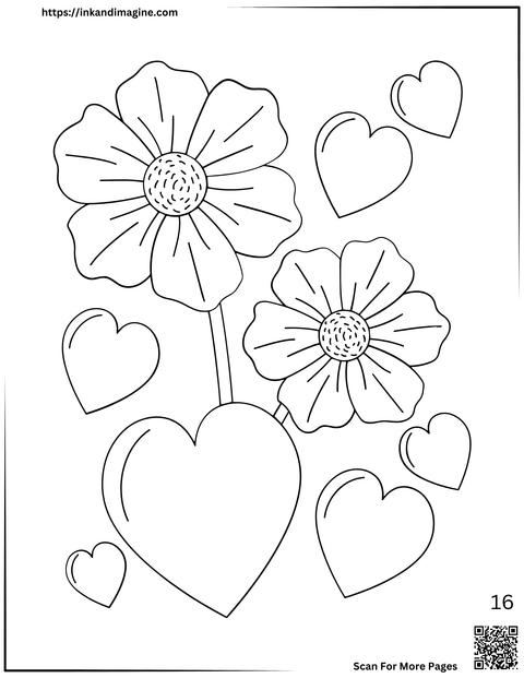 Valentine's Day Coloring Page 16