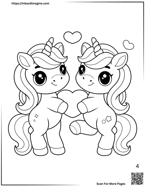Valentine's Day Coloring Page 4