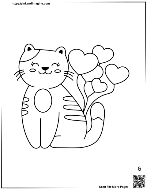 Valentine's Day Coloring Page 6