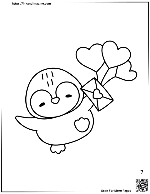 Valentine's Day Coloring Page 7