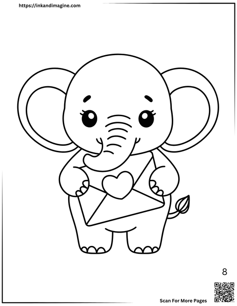 Valentine's Day Coloring Page 8