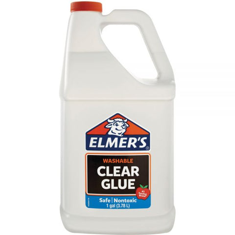 Elmer's Clear Washable School Glue, 1 Gallon, Pack Of 2 Jugs