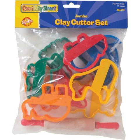 Creativity Street Clay Cutter Set - Clay Craft - 11 Piece(s) - 1 Set