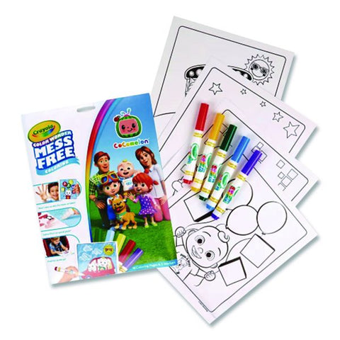 Crayola Cocomelon Color Wonder Kit, (18) Coloring Pages, (5) Cocomelon Collection Markers