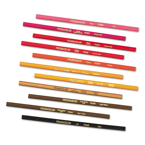 Prismacolor Premier Colored Pencil, 3 mm, 2B, Assorted Lead and Barrel Colors, 48/Set