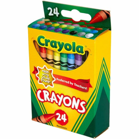 Crayola Crayons, Assorted Colors, Pack Of 24 Crayons