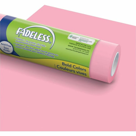 Pacon Fadeless Art Paper Roll, 48" x 50', Pink