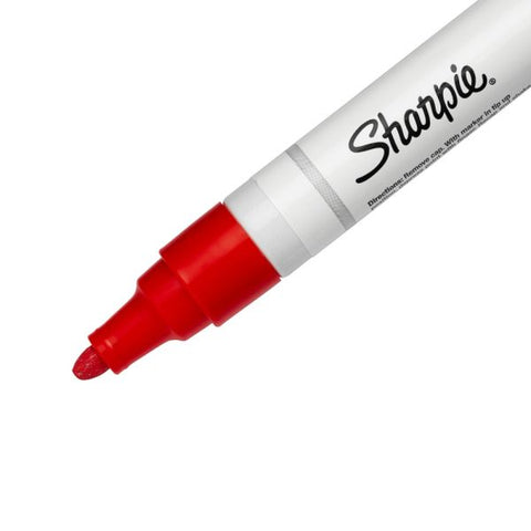 Sharpie Paint Marker, Bullet Point, Red