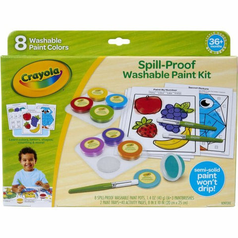 Crayola Spill Proof Washable Paint Set