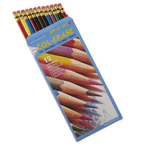 Prismacolor Col-Erase Pencils, Assorted Colors, Box Of 12 Pencils