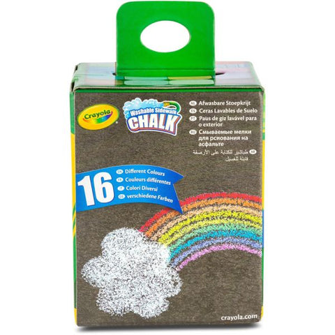 Crayola Sidewalk Chalk, Bucket Of 16