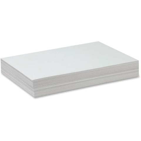 Pacon Sulphite Drawing Paper, 12" x 18", 50 Lb, White, 500 Sheets