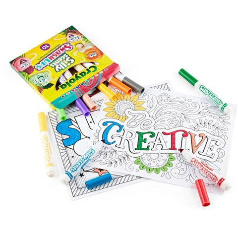 Crayola Silly Scents Slim Scented Washable Markers