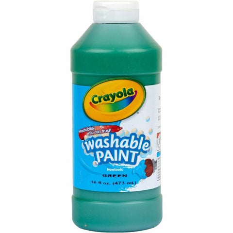 Crayola Washable Paint, Green, 16 Oz