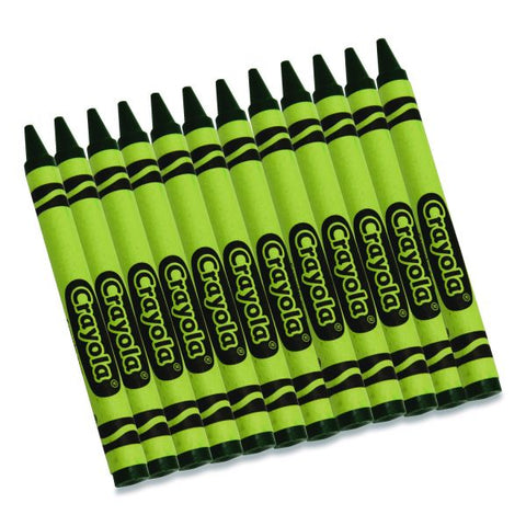 Crayola Bulk Crayons, Green, 12/Box