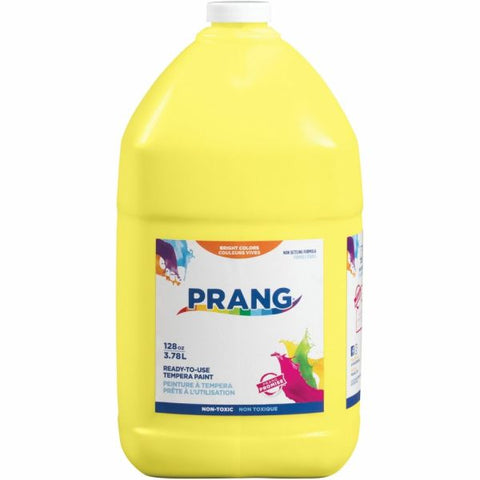 Prang Ready-To-Use Tempera Paint, 128 Oz., Yellow