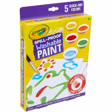 Crayola Spill Proof Washable Paint Set