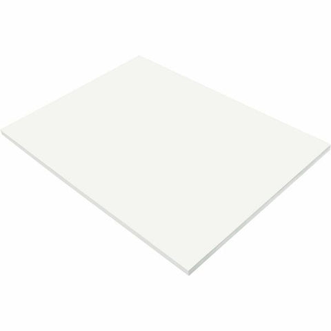 Prang SunWorks Construction Paper, 50 lb Text Weight, 18 x 24, White, 50/Pack