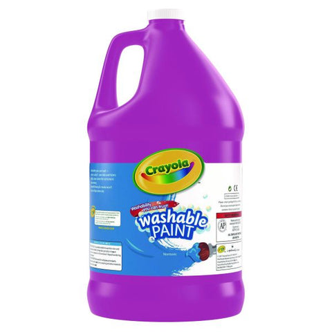 Crayola Washable Paint, Magenta, 1 gal Bottle