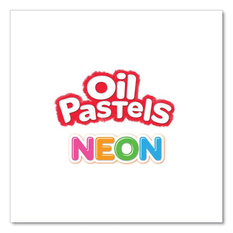 Crayola Neon Oil Pastels, 12 Assorted Colors, 12/Pack