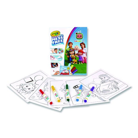 Crayola Cocomelon Color Wonder Kit, (18) Coloring Pages, (5) Cocomelon Collection Markers