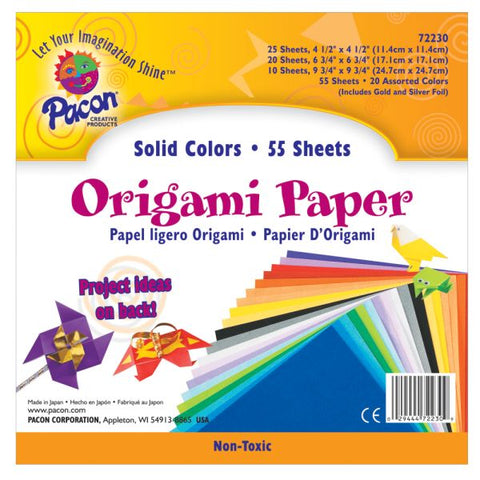 Pacon Origami Paper, Pack Of 55 Sheets