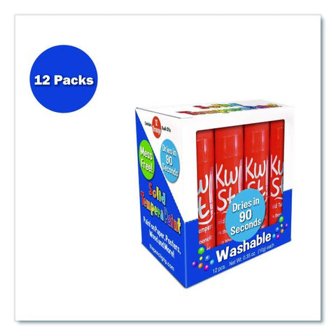 TPG Creations Kwik Stix Single Color Pack, 0.7" x 3.5", Orange, 12/Pack, 12 Packs/Carton