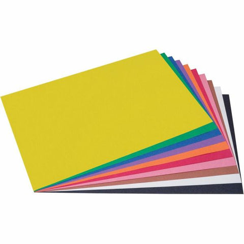 Prang Construction Paper, 12" x 18", Assorted, Pack Of 50