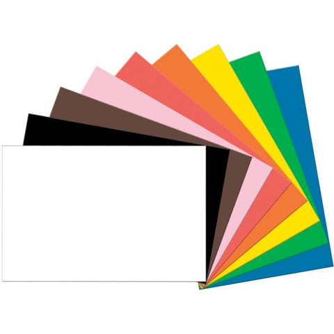 Tru-Ray Construction Paper, 50% Recycled, Assorted Colors, 24" x 36", Pack Of 50