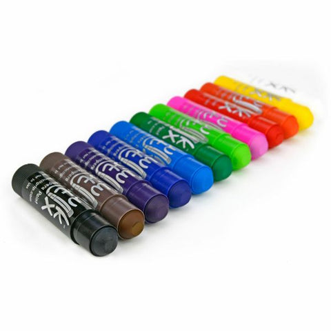 TPG Creations Kwik Stick Tempera Paint, 3.5", Assorted Colors, 24/Pack