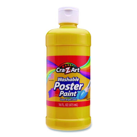 Cra-Z-Art Washable Kids Paint, Assorted Colors, 16 oz Bottle, 6/Pack