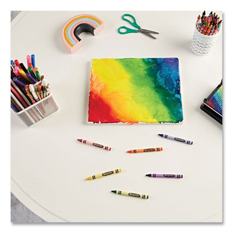 Crayola Watercolor Mixing Set, 7 Assorted Colors, Palette Tray