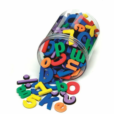 Chenille Kraft WonderFoam Magnetic Alphabet Letters And Numbers, 1 - 1 1/2", Assorted Colors, Set Of 105