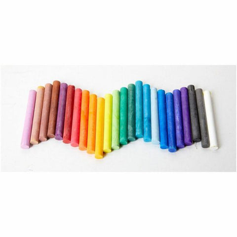 Crayola Colored Chalk, 3-5/16", Assorted Colors, Box Of 12 Pieces