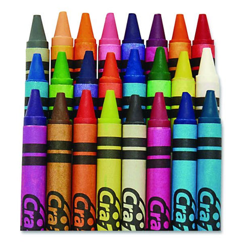 Cra-Z-Art Washable Crayons, Assorted, 24/Pack