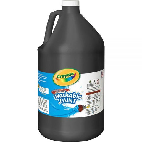 Crayola Washable Paint, Black, Gallon