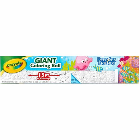 Crayola Deep Sea Friends Giant Coloring Roll