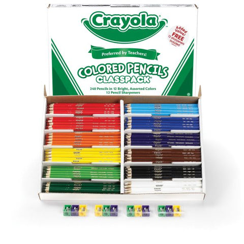 Crayola Classpack Color Pencils, Set Of 240