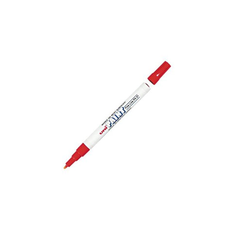 UniBall Oil-Base Fine Line uni Paint Markers - Fine Marker Point - Red Oil Based Ink - 1 Each