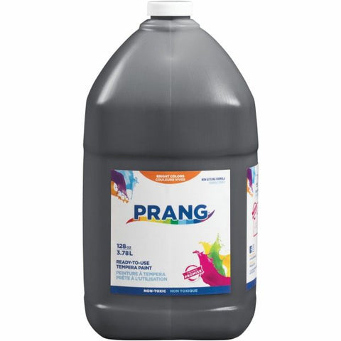 Prang Ready-To-Use Tempera Paint, 128 Oz., Black