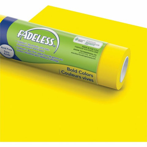 Pacon Fadeless Art Paper Roll, 48" x 50', Canary