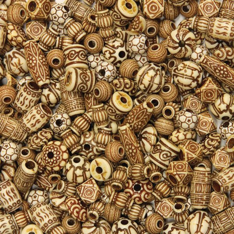 Creativity Street Mixed Bone Beads