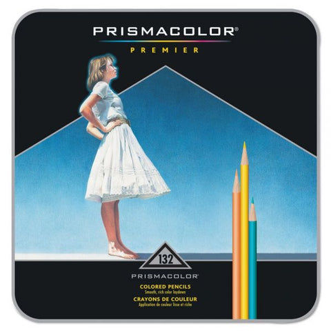 Prismacolor Premier Colored Pencil, 0.7 mm, 2B, Assorted Lead and Barrel Colors, 132/Pack