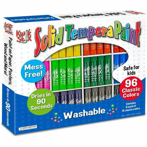 Kwik Stix Kwik Stix 96-Piece Tempera Paint Sticks