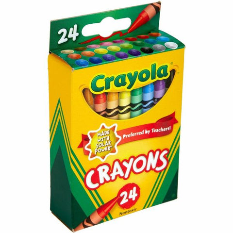 Crayola Crayons, Assorted Colors, Pack Of 24 Crayons