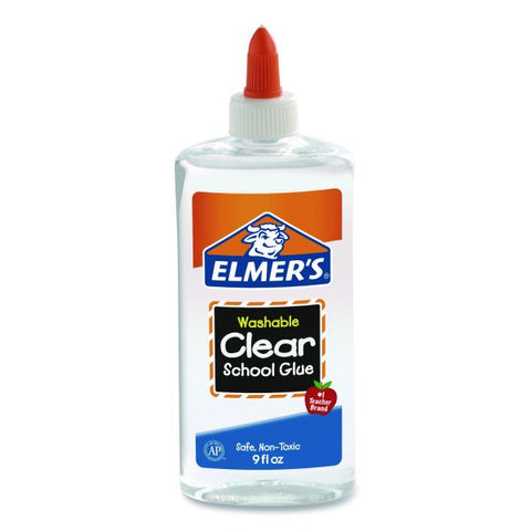 Elmer's School Glue, 9 oz, Dries Clear