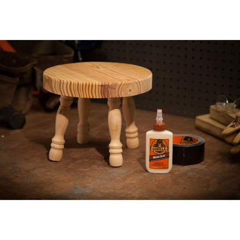 Gorilla Wood Glue, 4 oz, Dries Light Tan